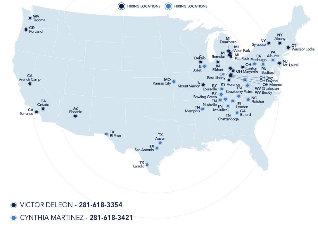 drive for ceva - united states - company drivers